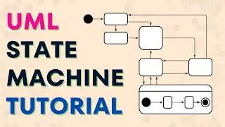 UML State Machine Diagram in 5 Minutes! [Tutorial] for Business Analyst