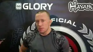 Georges St. Pierre on training for fun and not competition, says he learns more
