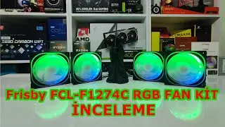 FRISBY FCL-F1274C RGB FAN SET İNCELEME - KUTU AÇILIŞI