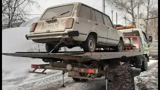 Купил ваз 2104 для зимнего дрифта. Стройка началась.