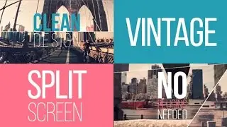 Vintage Split Screen (After Effects Template)