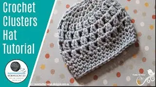 Little Clusters Crochet Hat tutorial