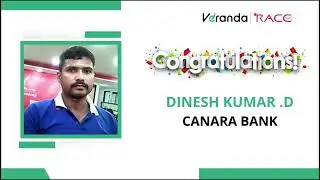 POLICE TO BANKER CLEARED SO MANY EXAMS  DINESH KUMAR D  [ CANARA BANK  ] 2022 | Veranda Race