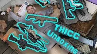 $1500 THICC Airsoft Unboxing (Kriss Vector, TM Hi Capa, and M4s Galore)