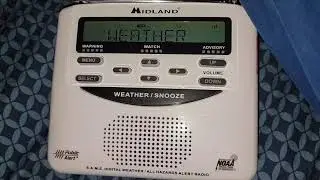 New Noaa weather radio!! With a dense fog advisory