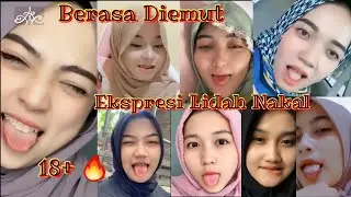 TikTok Hijabers Viral Cantik kedip mata dan main lidah Hot 18+ 🔥