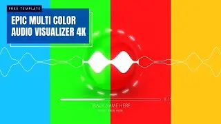 Audio Spectrum Visualizer Template #15 | After Effects | Reactive Music | Music Waveform | 4K | FR