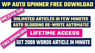 Auto Spinner Plugin Free Download | Auto Spinner Plugin For News Website