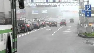 Волоколамское шоссе, выделенная полоса, утро, часть 2