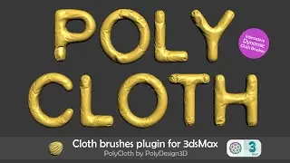 PolyCloth Plugin | Cloth brushes for 3dsMax