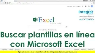 Plantillas en Línea Microsoft Excel