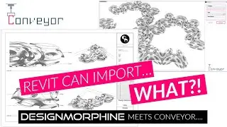 Rhino to Revit Stress Test! 5 million Rhino Polygons Imported into Revit with Conveyor