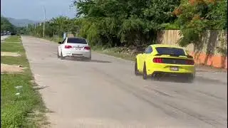 BMW M3 "Casper" vs Mustang Shelby 2021. ambos con problemas de tracción sobre todo el Shelby 😬