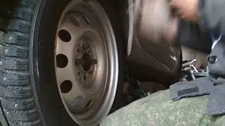 Замена колес на зиму  ГРАНТА