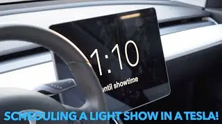 How to schedule a Tesla Light Show!