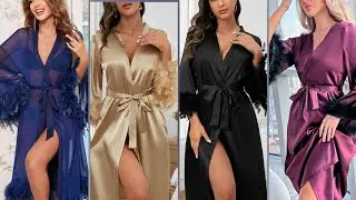 latest demanding attractive comfortable night gown designing