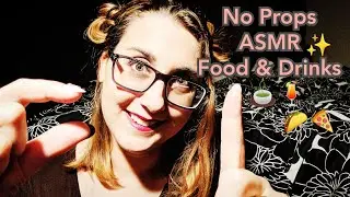 ASMR Roleplay No Props Food Training (Hand Movements, Repeating, Mouth Sounds)
