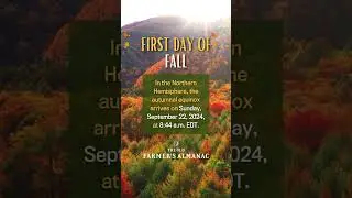 First Day of FALL!!! (September 22)