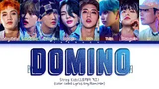 Stray Kids DOMINO Lyrics (스트레이키즈 DOMINO 가사) (Color Coded Lyrics) - YouTube