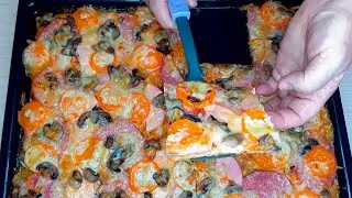PIZZA ON LAVASH! cook very quickly.