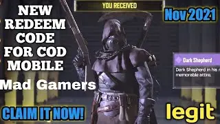 Cod Mobile Legendary Skin Working Redeem Code Today | Cod Mobile 100% Working Redeem Code Today