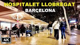 Walking tour of the center of Hospitalet de Llobregat 2025 Barcelona, ​​Spain [4K, 60fps]