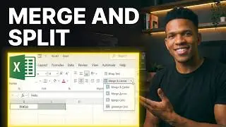 How to Merge and Split Cells in Excel (2026) | Step-by-Step