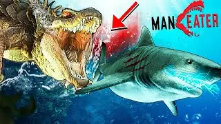 ЭЛЕКТРО АКУЛА ПРОТИВ СУПЕРХИЩНИКОВ!Я ВЫПЛЫЛ В ОКЕАН!MANEATER