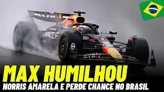 MAX HUMILHA E NORRIS AMARELA EM CAÓTICO GP DE SÃO PAULO | FÓRMULA 1 2024