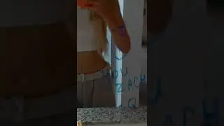 leaving love notes on the mirror