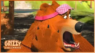 Camping In The Wild | Grizzy & the lemmings Clip | 🐻🐹 Cartoon for Kids