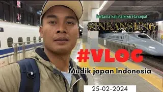 Mudik Indonesia Jepang naik sinkanseng cepet banget