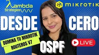 🔴 🚀 ¡Domina el Enrutamiento #ospf en #mikrotik #routeros7 | Pregúntale al Trainer 🌐