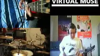 Virtual Muse - Hysteria (Guitar, Drums, Bass Cover)