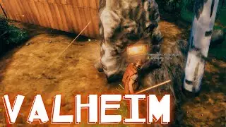 Valheim Установил печь ! Выплавка РУДЫ ! #8