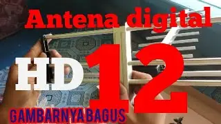 cara merakit antena tv digital HD 12