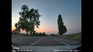 Дорога в Киев с пробкой - Житомирская трасса Е40 - Timelapse 4x