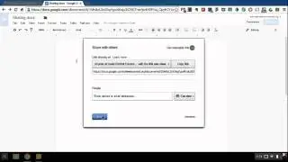 Sharing Google Docs and Folders