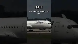 Lufthansa Pilot EXITS aircraft on a ACTIVE RUNWAY 😱 #aviation #avgeek #plane #planes