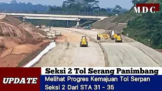 Jalan Tol Serang-Panimbang Seksi 2 di STA 31-35: Progres Tahapan Pembetonan dan Pembuatan Barrier