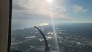 Landing at CRE Myrtle Beach Beechcraft Baron B55 ✈️🌊🏖 #baron #aviationguys #flying