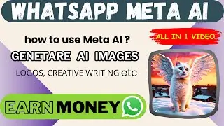 how to create ai image with whatsapp, whatsapp Meta Ai ko kesy use kryn, whatsapp new update 2024