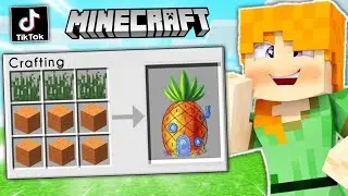 CREATED BEST VIRAL MINECRAFT TIKTOK HACKS THAT ACTUALLY WORKS 100%