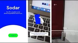 Google's  AR Tool For Social Distancing (SODAR)