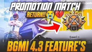 Everything New in the Next BGMI Update | Promotion Match, BRDM, New Gun, UI Changes | PUBG