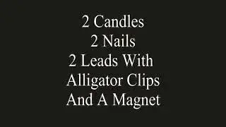 Electricity from candles 🕯️ 🕯️