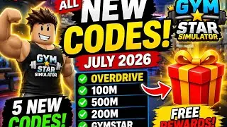 🔥 ALL Working Gym Star Simulator Codes (July 2026) | Roblox Redeem Codes