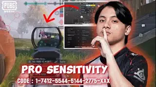 Pro Best Sensitivity Settings For PUBG/BGMI in 2024 | AE Rosemary New Sensitivity | 5 Finger + Gyro