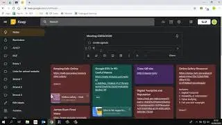 Google Keep Demo