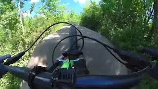 Safari to Haircut Rabbit: Winsport Bike Park Calgary-Blue to Black jump line